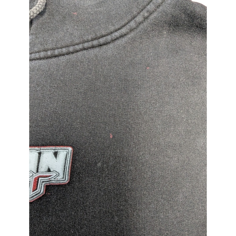 Vtg American Choppers Fire Bike‎ Hoodie Made Russia Mens XL Y2K Motorcycle RARE - Picture 12 of 12